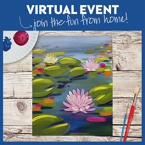 Water Lilies in Mod - Live Virtual Event or Watch Recording Later